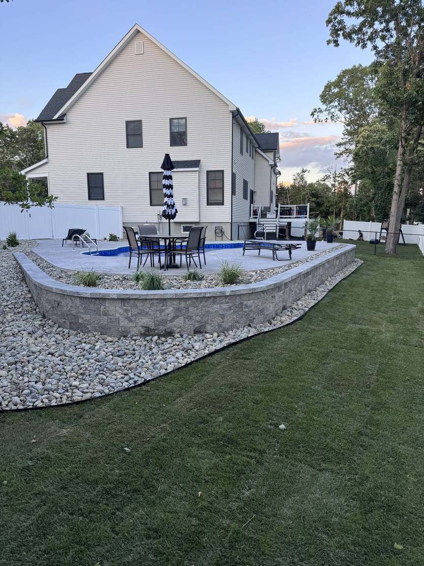 Landscape Design project in Ocean County, NJ by North Bay Landscape & Design